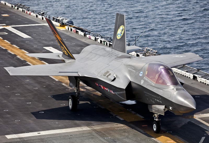 F-35 on a carrier